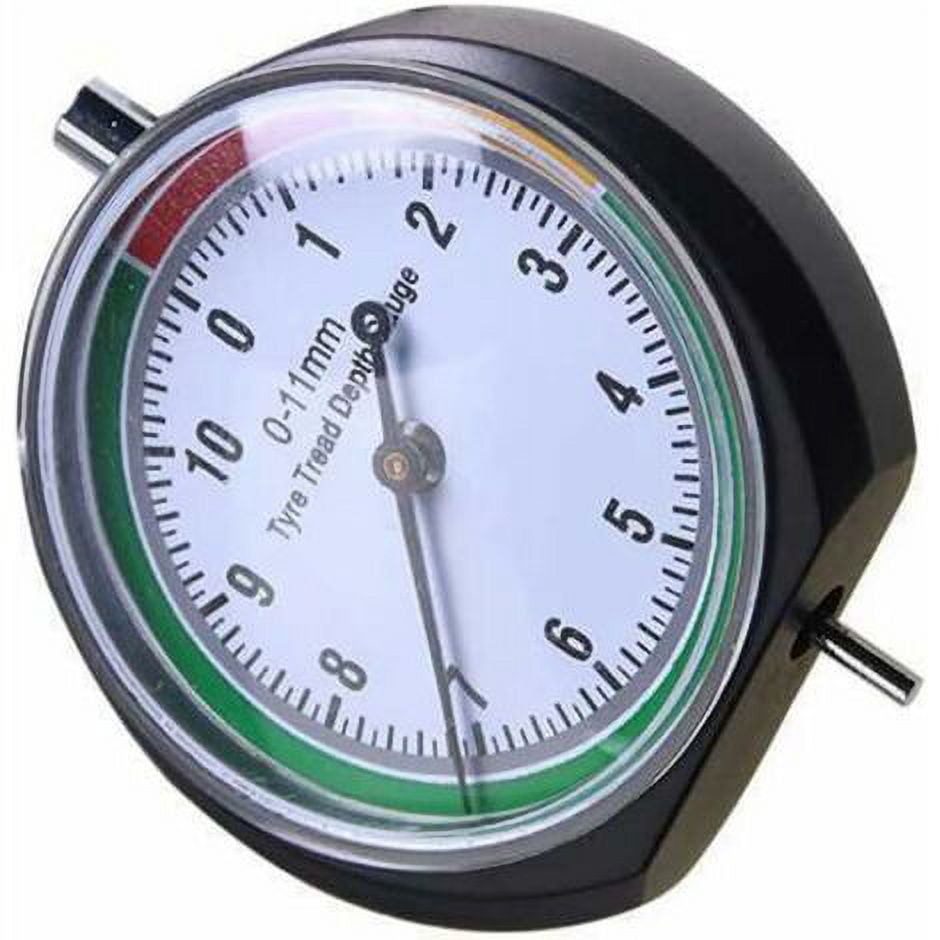 Tire Tread Depth Gauge, Professional Dial Type Tire Tread Depth Gauge