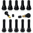 thumbnail image 1 of Tire Tyre Valve Stem 12 Pcs Car Tire Valve Stem TR412 TR414 Cap Rubber for Tubeless Rim Holes on Standard Vehicle Tires, 1 of 5