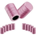 thumbnail image 2 of 16 Pack Tire Valve Stem Caps - Red & Black Anodized Aluminum Corrosion Resistant Set 2 of 14