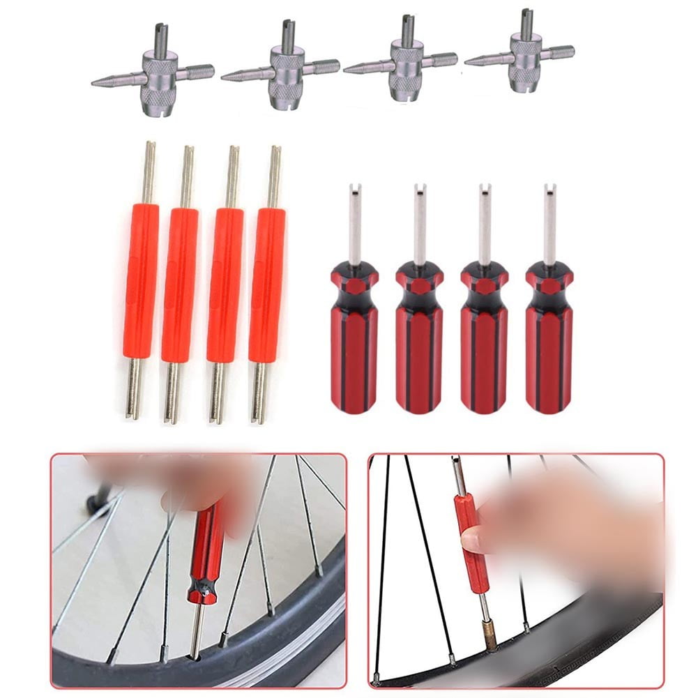 Tire Valve Stem Removal Tool Valve Core Dual Single Head Tire Repair