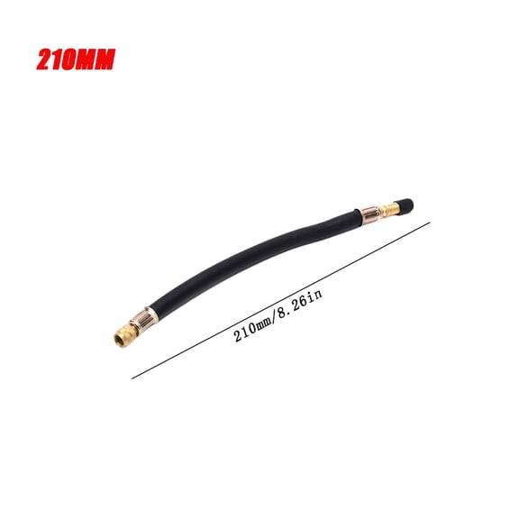 Tire Valves Extender Rubber Copper Valves Stems Extension for Car Truck Motorcycle Easy Access Tire Inflator Adapter for Checking and Filling Air Pressure Tire Maintenance and Customization Accessory