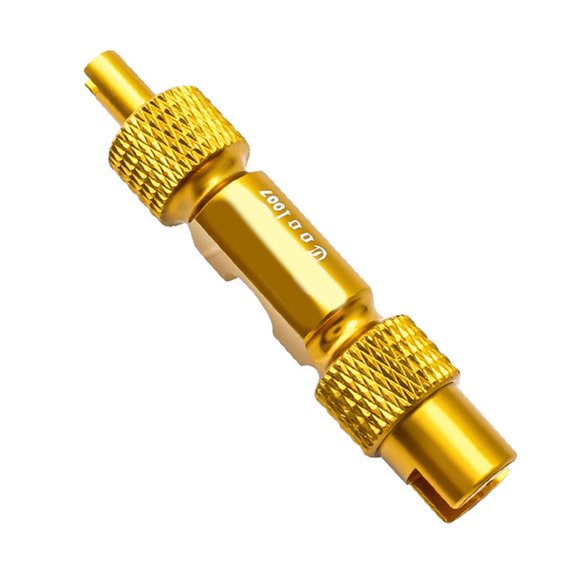 Tire Valves Service Tool for French and American Bike Inserts, Metal Helper for Home Repair, Ride Day Use, and Routine S