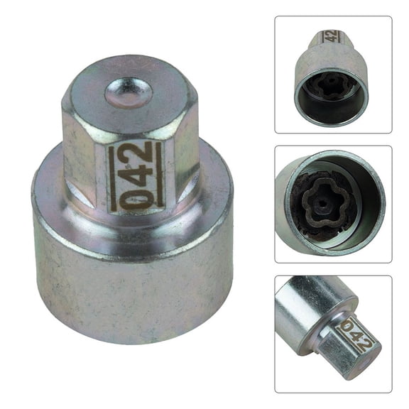 Tire Wheel Lock Anti-Theft Screw Lug Nut Bolt#42 Removal Key Socket for BMW F12