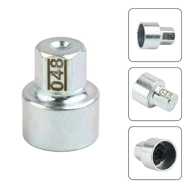 Tire Wheel Lock AntiTheft Screw Lug Nut Bolt 48 Removal Key Socket