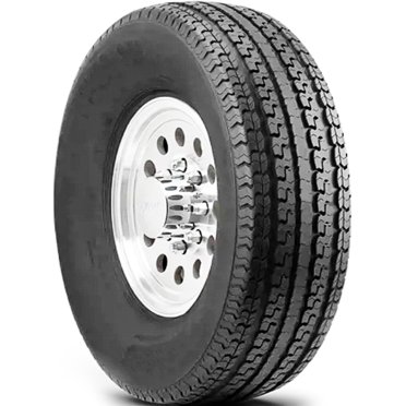 Taskmaster Rambler Semi-Steel Trailer Tire ST205/75R15 Load C 6 Ply – 15 Inch