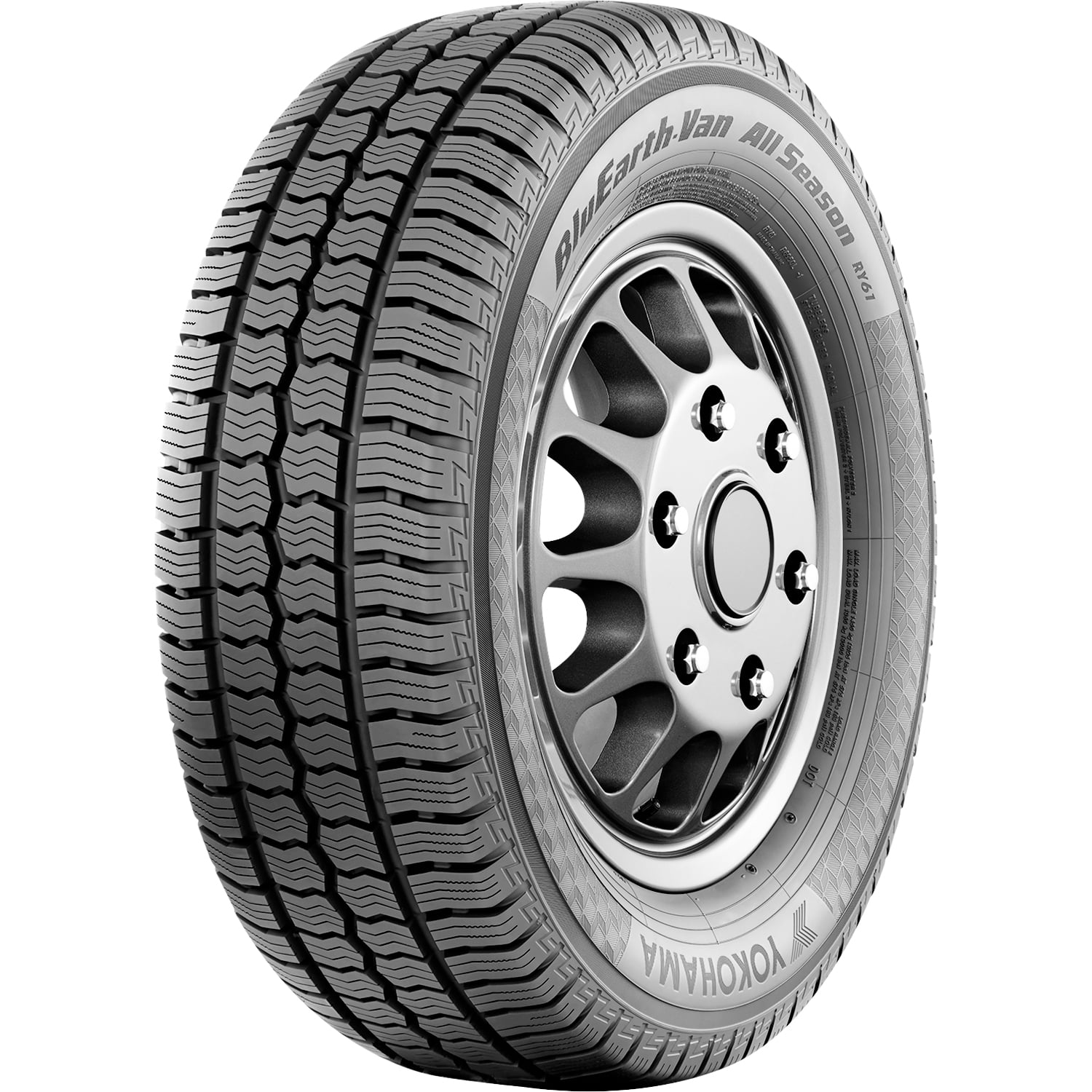 Tire Yokohama BluEarth-Van All Season LT 245/75R17 Load E 10 Ply Light Truck