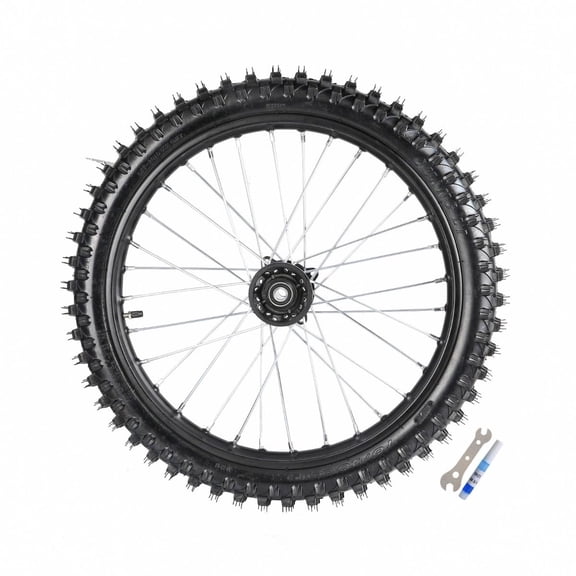 Tire and Rim Wheel Assembly 15mm Bearing for Pit Dirt Bike SSR Taotao Apollo 125cc 140cc 150cc 160cc 200cc 250cc Off-Road Motorcycle Motocross