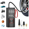 Tire inflator portable air compressor, 3x faster inflation, 160psi