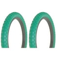thumbnail image 1 of Tire set. 2 Tires. Two Tires Duro 18" x 2.125" Green/Green Side Wall HF-143G., 1 of 1
