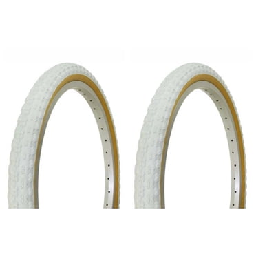 Tire Set. 2 Tires. Two Tires Duro 26\" X 2.125\" White/White Side Wall HF 851 Bicycle Tires Bike Tires Beach Cruiser Bike Tires Cruiser Bike Tires
