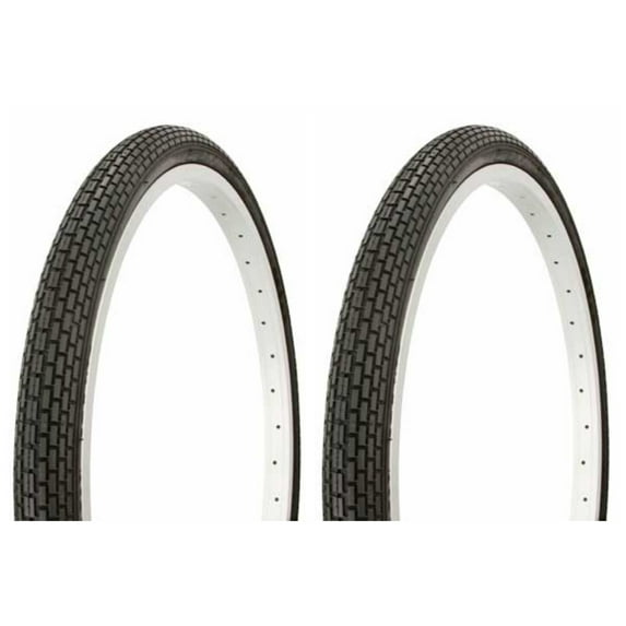 Tire set. 2 Tires. Two Tires Duro 24" x 1.75" Black/Black Side Wall lowrider bike Tires, lowrider bicycle Tires,beach cruiser bike Tires, cruiser bike Tires
