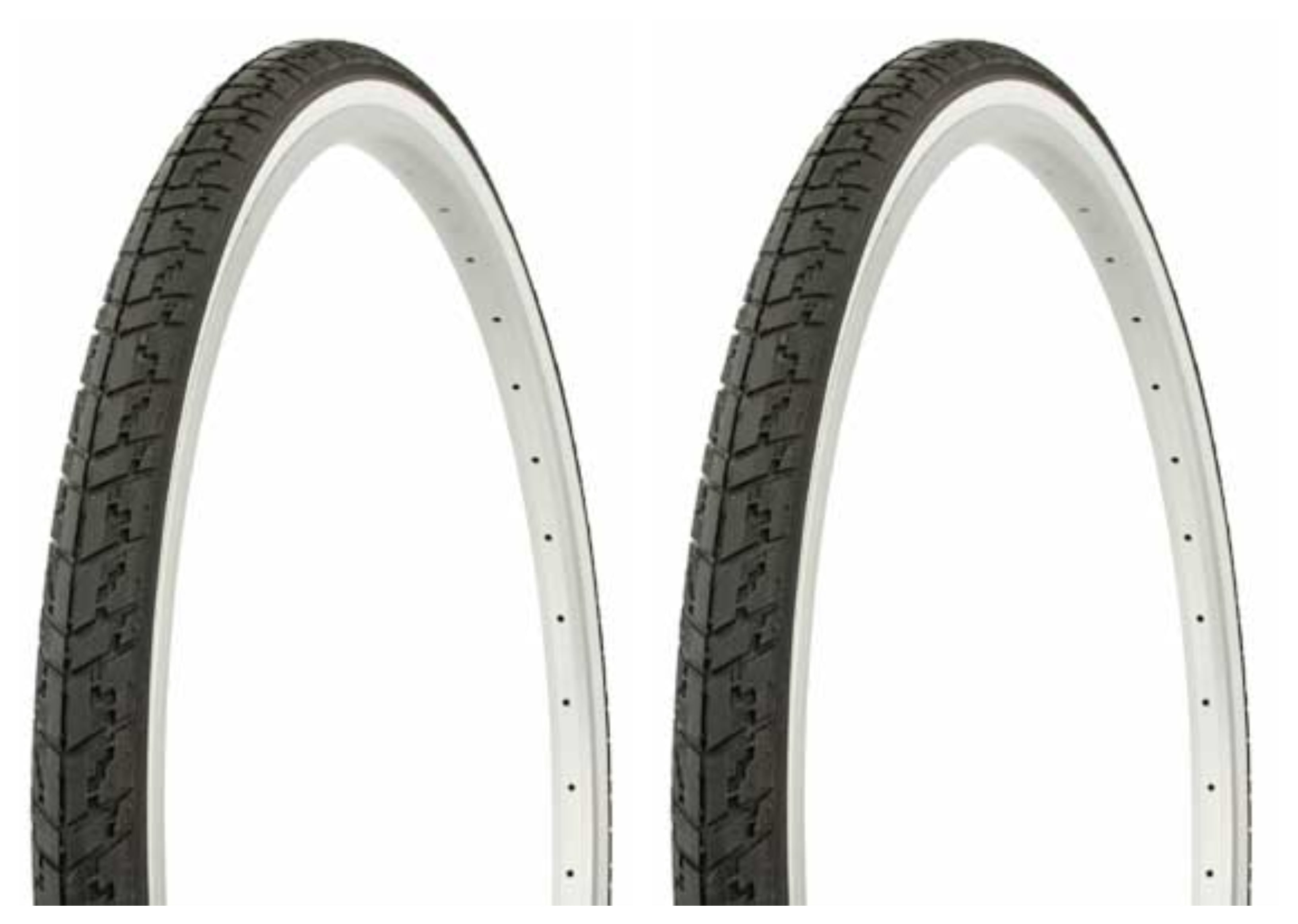 Tire set. 2 Tires. Two Tires Duro 26" x 1 3/8" Black/White Side Wall HF-109. bike Tires, beach cruiser bike Tires, cruiser bike Tires, chopper bike Tires