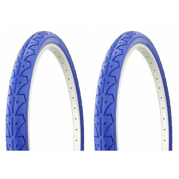 Tire set. 2 Tires. Two Tires Duro 26" x 1.95" Blue/Blue Side Wall HF-105. Bicycle Tires, bike Tires, beach cruiser bike Tires, cruiser bike Tires
