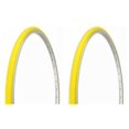 thumbnail image 1 of Tire set. 2 Tires. Two Tires Duro 27" x 1" Yellow/Yellow Side Wall HF-156B. Bicycle Tires, bike Tires,, 1 of 1