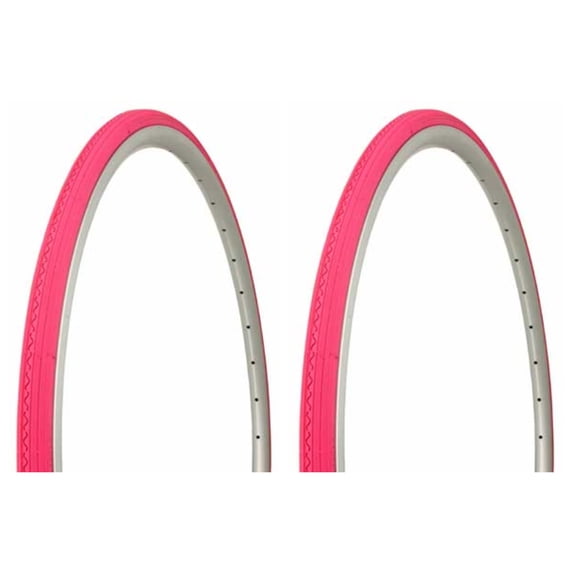 Tire set. 2 Tires. Two Tires Duro 700 x 23c Pink/Pink Side Wall HF-156. Bicycle Tires, bike Tires, track bike Tires, fixie bike Tires, fixed gear Tires