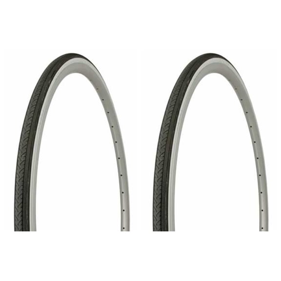 Tire set. 2 Tires. Two Tires Duro 700 x 25c Black/White Side Wall HF-187. Bicycle Tires, bike Tires, track bike Tires, fixie bike Tires, fixed gear Tires