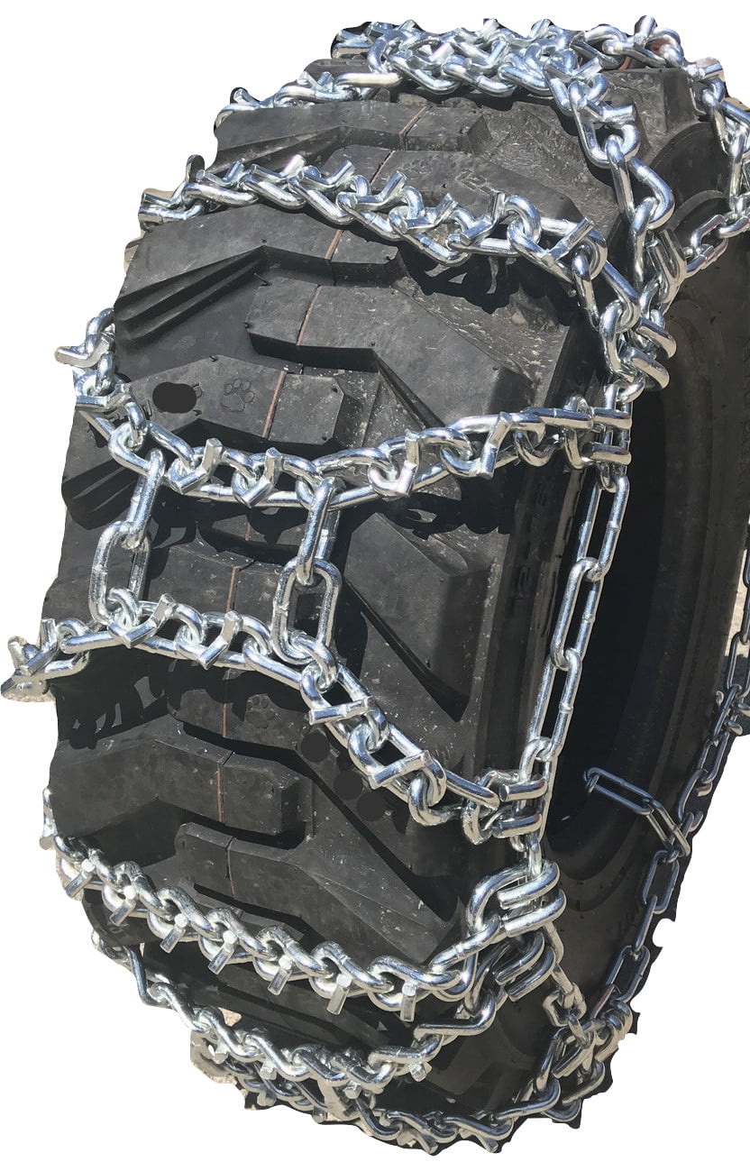 Tractor Topper Chain Tirechain 13.6-24, 13.6 24 V Bar Duo Ladder Tractor Tire Chains Set Of ...