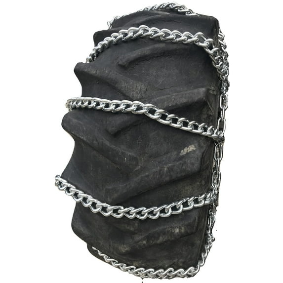 Tirechain Compatible With Kioti Rx7320 R4 Rear 18.4-24 V-Bar Tire Chains