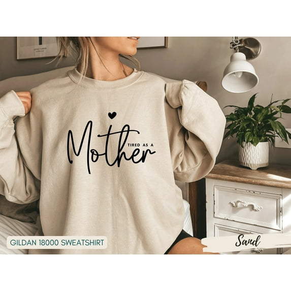 Tired As A Mother Shirt, Tired Moms Club Sweatshirt, Tired Mama, Mom Shirts, Mom Gifts, Mama Sweatshirt, Funny Mom Gift