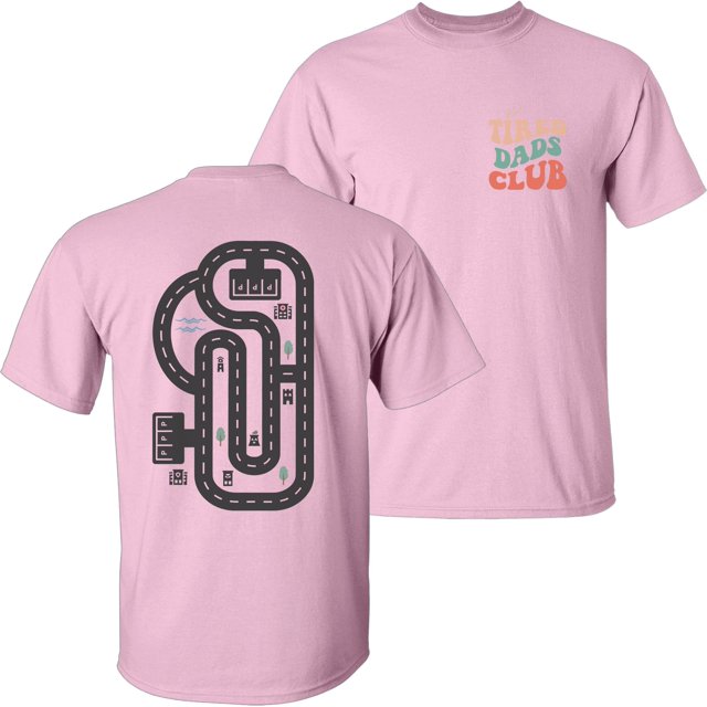 Tired Dads Club T-Shirt - Racing Shirts for Dad Funny Fathers Day Shirt