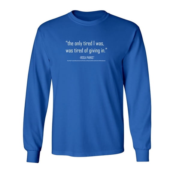Tired Of Giving In Sarcastic Novelty Gift Idea Adult Humor Funny Men's Long Sleeve Shirts