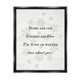 thumbnail image 1 of Tired Of Winter Funny Poem Holiday Graphic Art Jet Black Framed Art Print Wall Art, 1 of 6