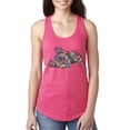 thumbnail image 1 of Tired Sleeping Cat | I Wish I Was My Cat Funny Colorful Kitty | Dean Russo Art Animal Lover Ladies Racerback Tank Top, Hot Pink, Small, 1 of 6