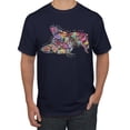 thumbnail image 1 of Tired Sleeping Cat | I Wish I Was My Cat Funny Colorful Kitty | Dean Russo Art Animal Lover Men's T-Shirt, Navy, 5X-Large, 1 of 6