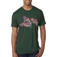 thumbnail image 1 of Tired Sleeping Cat | I Wish I Was My Cat Funny Colorful Kitty | Dean Russo Art Animal Lover Mens Premium Tri Blend T-Shirt, Forest Green, Large, 1 of 6