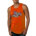 thumbnail image 1 of Tired Sleeping Cat | I Wish I Was My Cat Funny Colorful Kitty | Dean Russo Art Animal Lover Mens Tank Top, Orange, Medium, 1 of 6