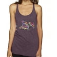 thumbnail image 1 of Tired Sleeping Cat | I Wish I Was My Cat Funny Colorful Kitty | Dean Russo Art Animal Lover Tri-Blend Racerback Tank Top, Purple Vintage, Small, 1 of 1