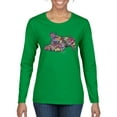 thumbnail image 1 of Tired Sleeping Cat | I Wish I Was My Cat Funny Colorful Kitty | Dean Russo Art Animal Lover Womens Long Sleeve T-Shirt, Kelly, Medium, 1 of 6