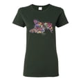 thumbnail image 1 of Tired Sleeping Cat | I Wish I Was My Cat Funny Colorful Kitty | Dean Russo Art Animal Lover Womens T-Shirt, Forest Green, XX-Large, 1 of 6