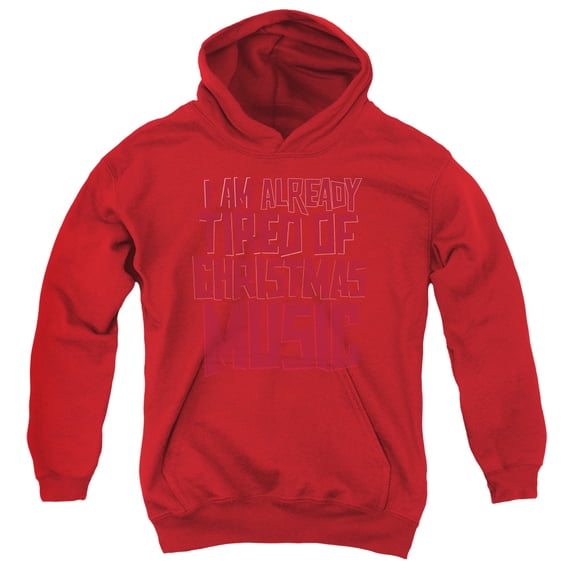 - Tired Tunes - Youth Hooded Sweatshirt - X-Large