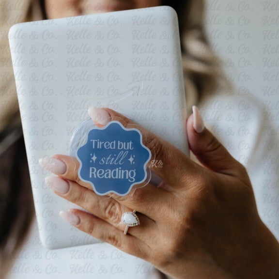 Tired but reading Magnetic Grip | kindle case | Holder | Accessories | Phone