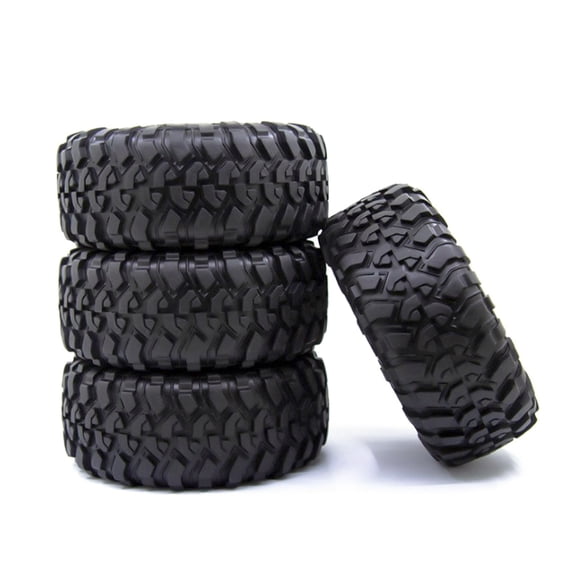 Tires 1.9inch 4Pcs Rubber Tyre Set Wheel Tires for 1:10 Crawler Axials TRX6 #8174