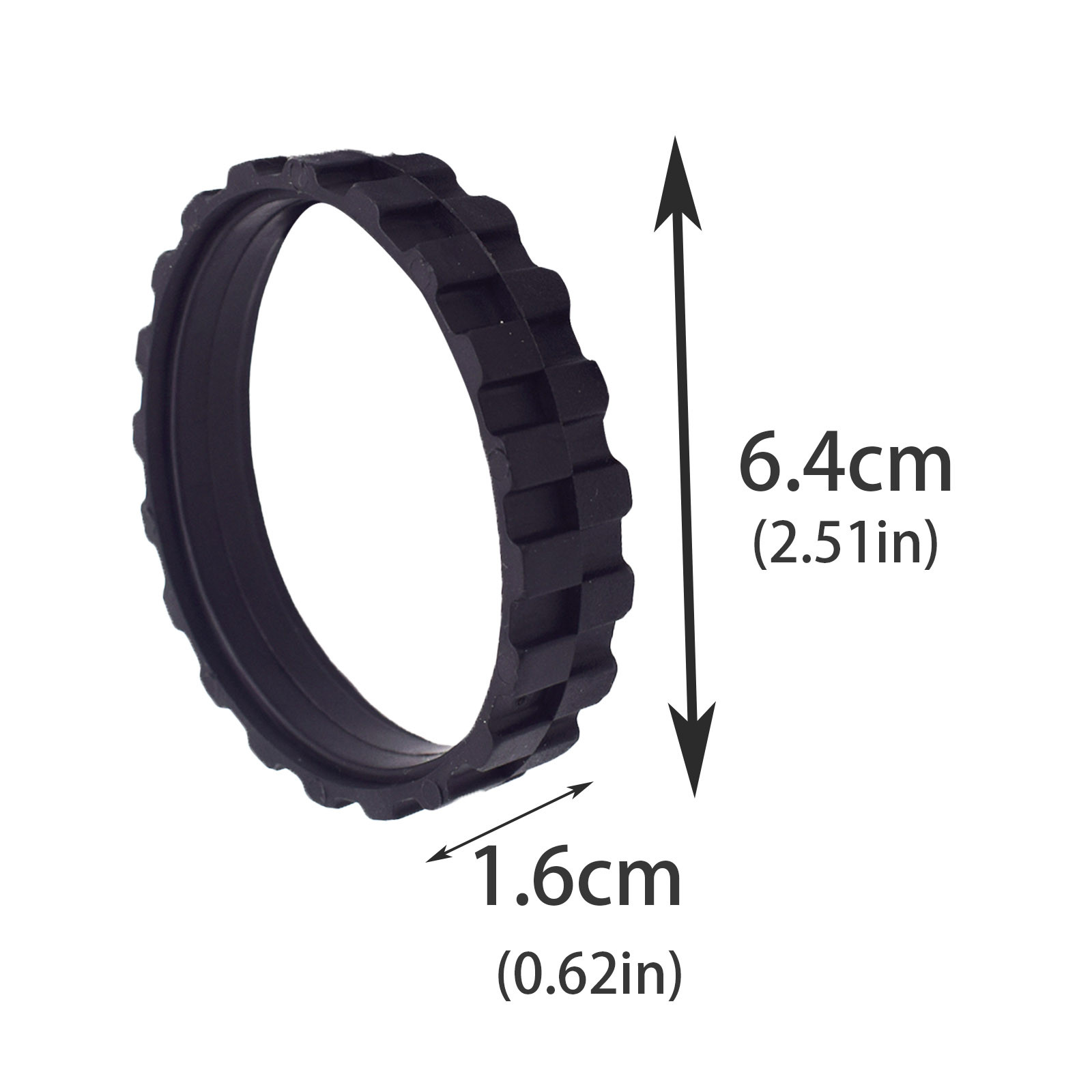 Tires for IROBOT ROOMBA Wheels Series 500, 600, 700, 800 and 900 (Pack