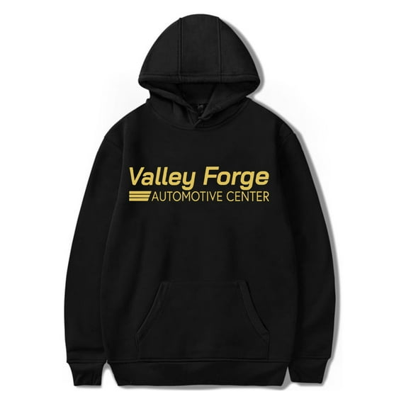 Tires merch Valley Forge Automotive Center Hooded Drawstring Pocket Sweatshirt Men/women tv series Pullover