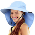 thumbnail image 1 of Tirrina Women's Outdoor Sun Protection Fishing Cap with Neck Flap Wide Brim Mesh Hat for Travel Camping Hiking Hunting, 1 of 9