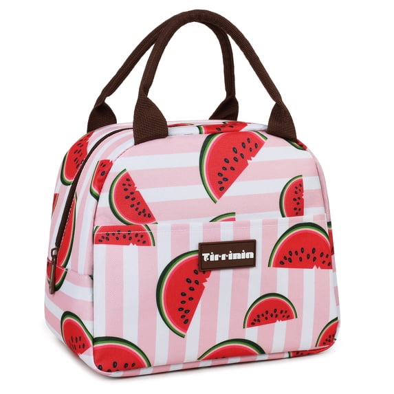 Tirrinia Adult Insulated Lunch Bag Totes Cooler Container Front Pocket