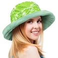 thumbnail image 1 of Tirrinia Bucket Hats for Women with Hawaii Flower Print | UPF 50+ Sun Protection Cap for Garden, Beach, Travel, 1 of 6