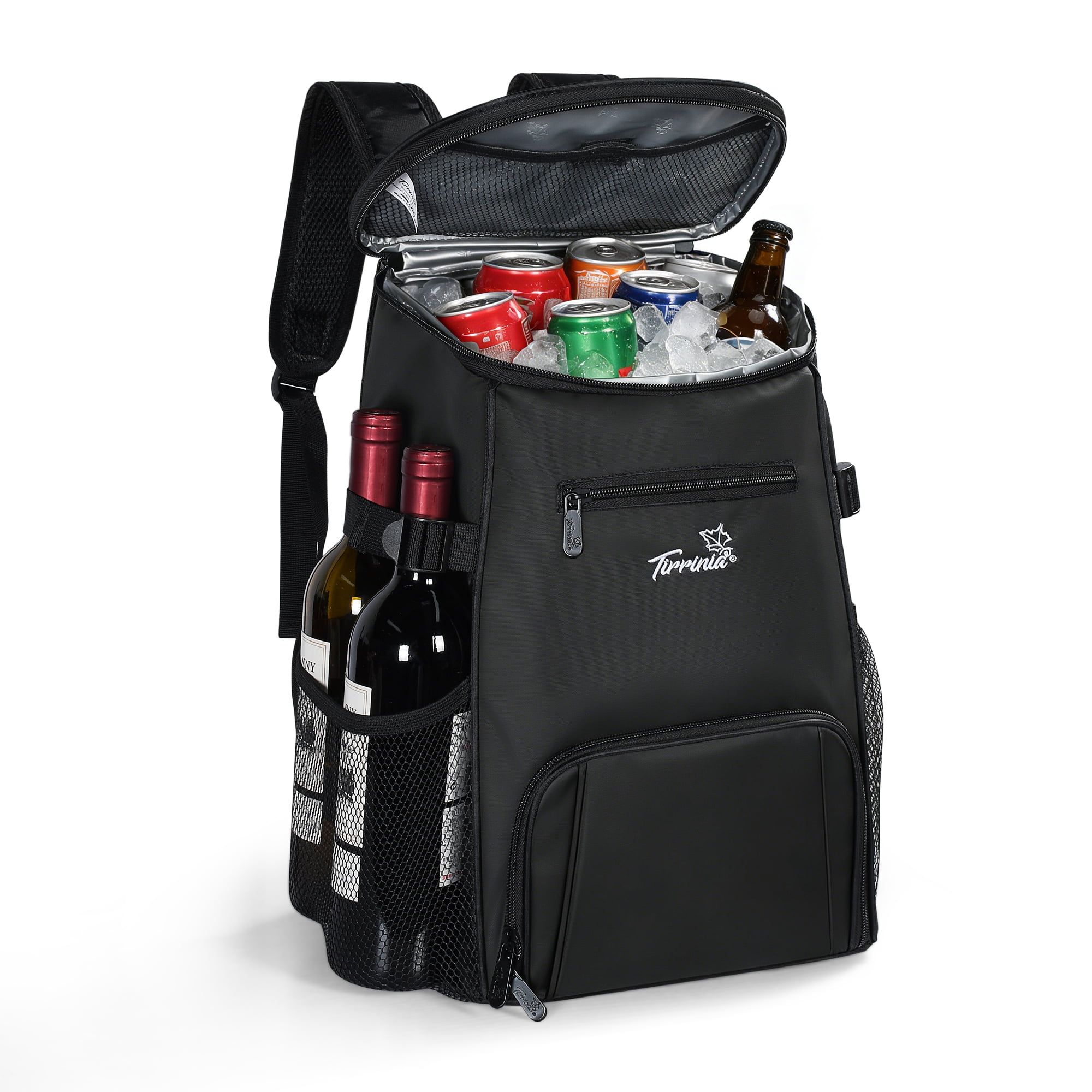 Tirrinia Cooler Backpack - 33 Cans Insulated Backpack Cooler for Men & Women, Soft Portable Lightweight Cooler Bag for Beach Travel, Picnic, Lunch, Hiking, BBQ, Camping
