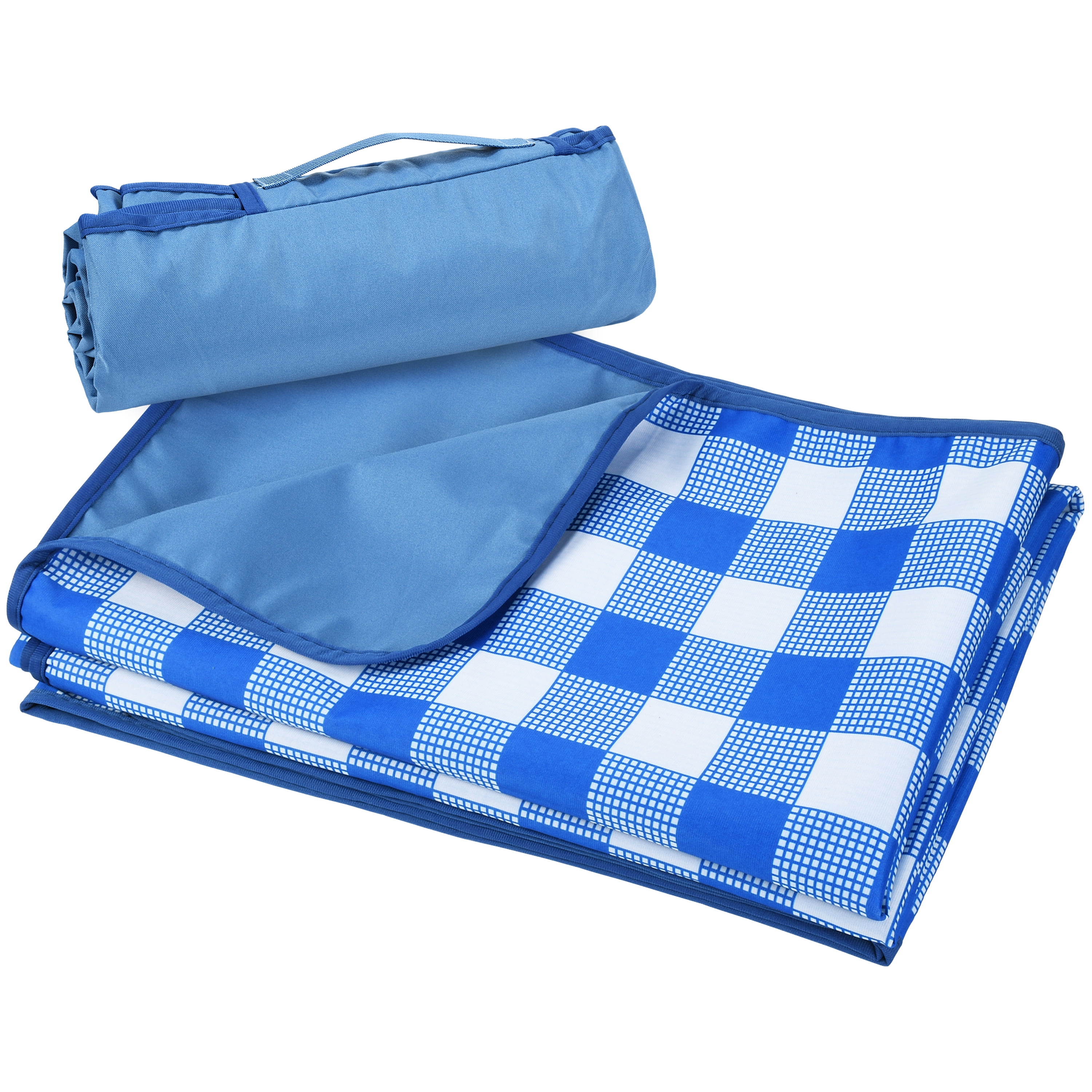 Waterproof Picnic Blanket, Washable Outdoor Blanket with Sherpa Lining,  Large Camping Blanket 150 x 200cm/ 59 x 79 Inches Windproof, Thick, Padded
