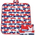 thumbnail image 1 of Tirrinia Extra-Large Waterproof Picnic Blanket, Portable Beach Mat for Family,  USA Stars, 70'' x 80'', 1 of 8
