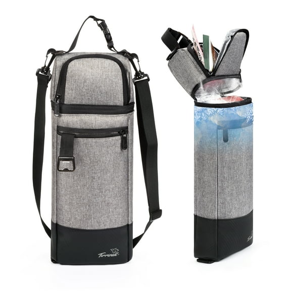 Tirrinia Golf Cooler Bag - Small 5-Can Capacity Insulated Thermocooler Sleeve with Storage Pocket