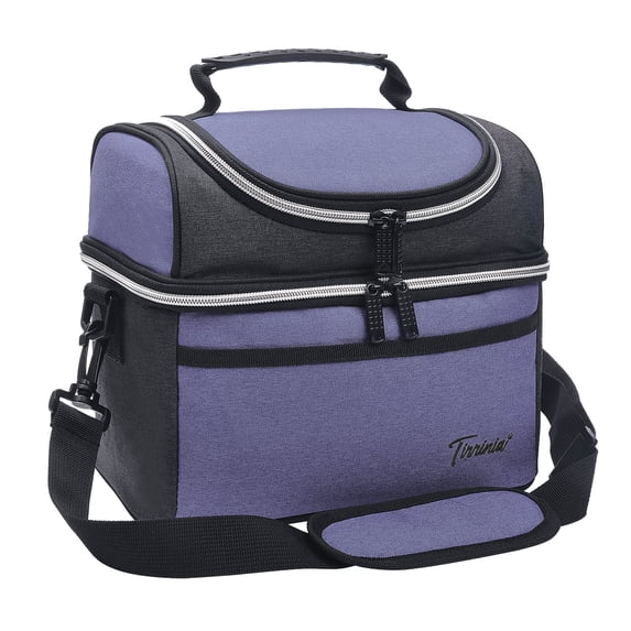Tirrinia Solid Print Space Lightweight and Compact Insulated Oxford Cloth Reusable Lunch Bags