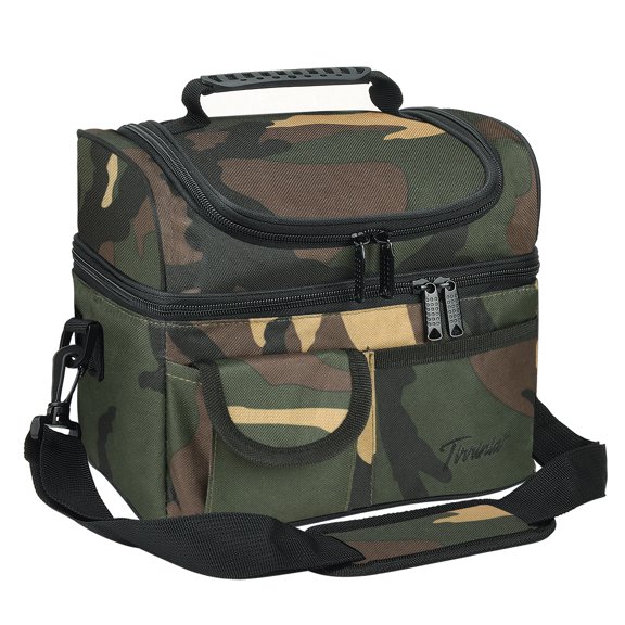 Tirrinia Insulated Lunch Box for Men Women, Leakproof Cooler & Thermal Lunch Bag, Oxford Reusable Lunch Tote