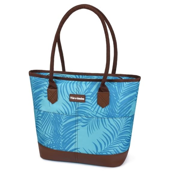 Tirrinia Large Insulated Lunch Tote Bag for Women,Waterproof Oxford Cloth Leakproof Cooler Bag