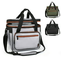 Tirrinia Leakproof Insulated Ice Cooler Bag - 24 Cans Large Capacity Portable , Polyester Collapsible Lunch Box ,Grocery Bags,Insulated Lunch Tote for Beach, Work, Trip