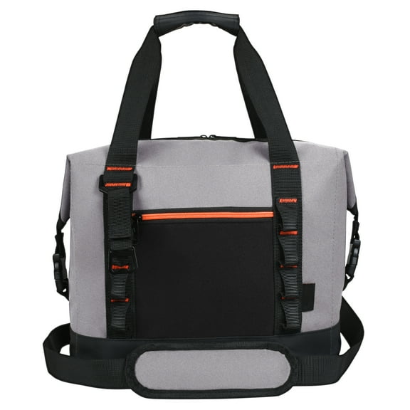 Tirrinia Leakproof Insulated Ice Cooler Bag - 30 Cans Large Capacity Portable , Polyester Collapsible Lunch Box ,Grocery Bags,Insulated Lunch Tote for Beach, Work, Trip